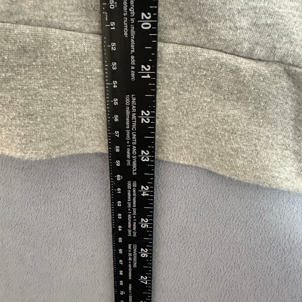 The North Face Heather Gray Full Zip Hoodie Asymmetrical Womens Size Large - Picture 5 of 13